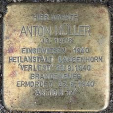 Stolperstein dedicated to Anton Müller