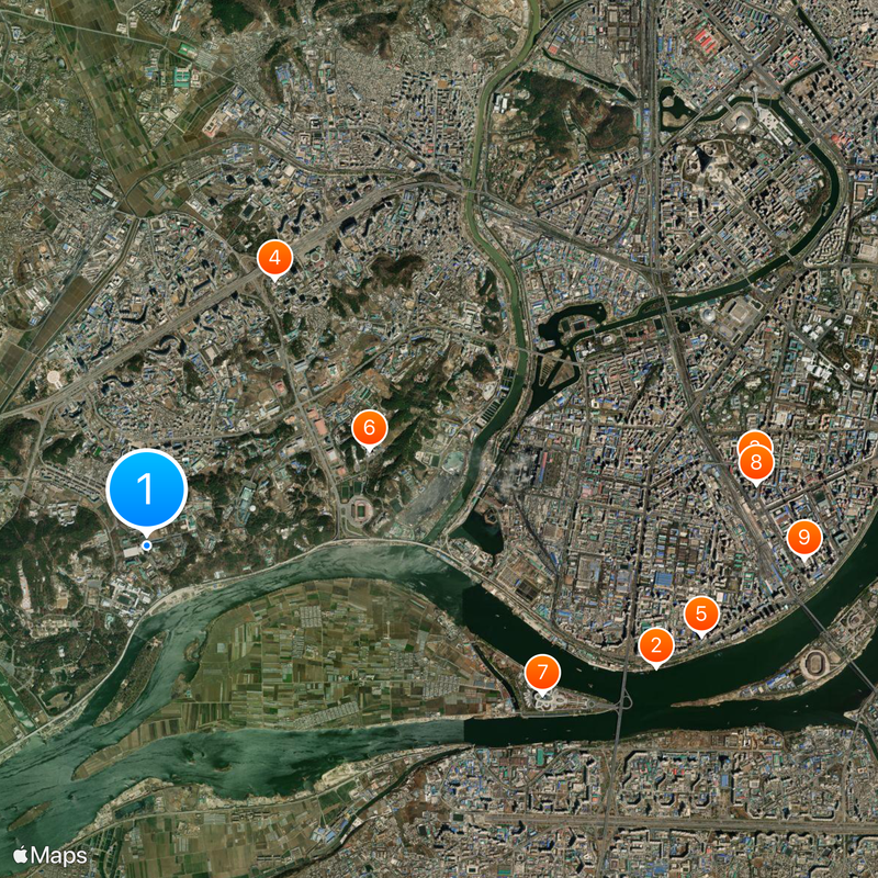 Kim Il-sung Military University Map