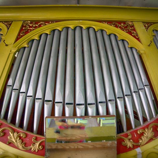 Pipe organ of Aloja Lutheran church