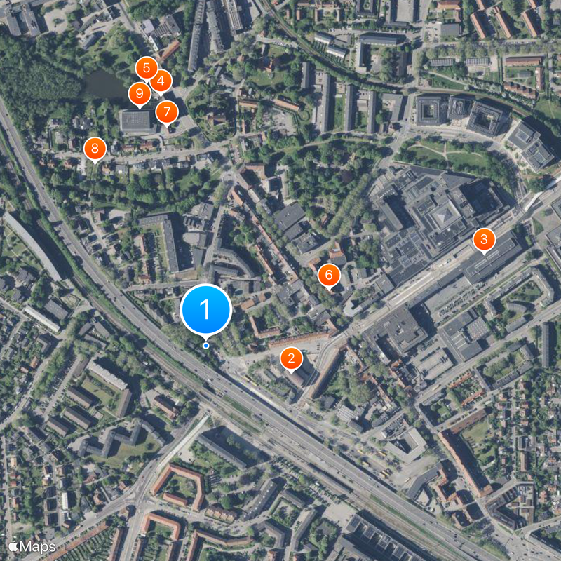 Kongens Lyngby Karte