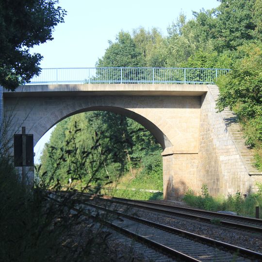 Straßenbrücke über die Bahnstrecke Görlitz–Dresden K 115, km 1,670 zwischen Gaußig und Zockau