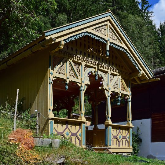 Holzpavillon beim Gasthof Rosshag