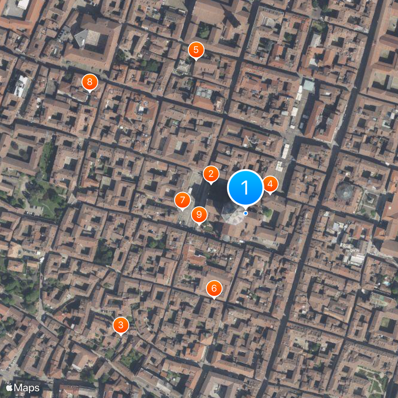 Duomo di Pavia Mappa