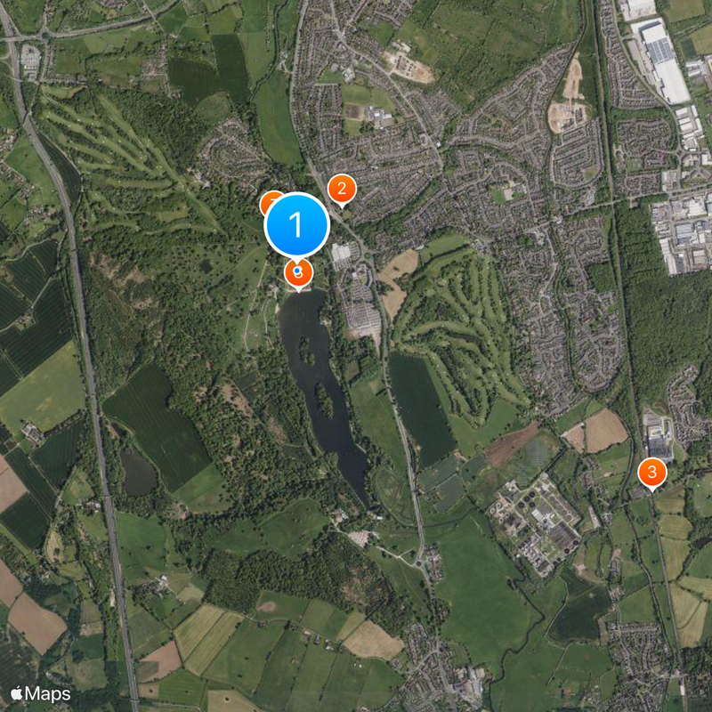 Trentham Gardens Mappa