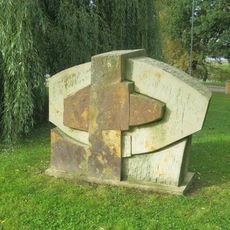 Plastika Spojení na Střeleckém ostrově v Litoměřicích