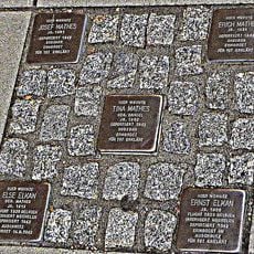 Stolperstein dedicated to Tina Mathes