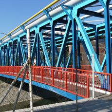 Bridge over the Dřevnice in Baťa factory in Zlín