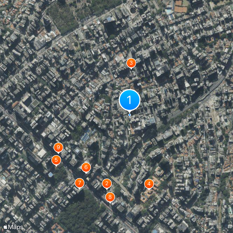 Hospital Sirio-Libanés Mapa