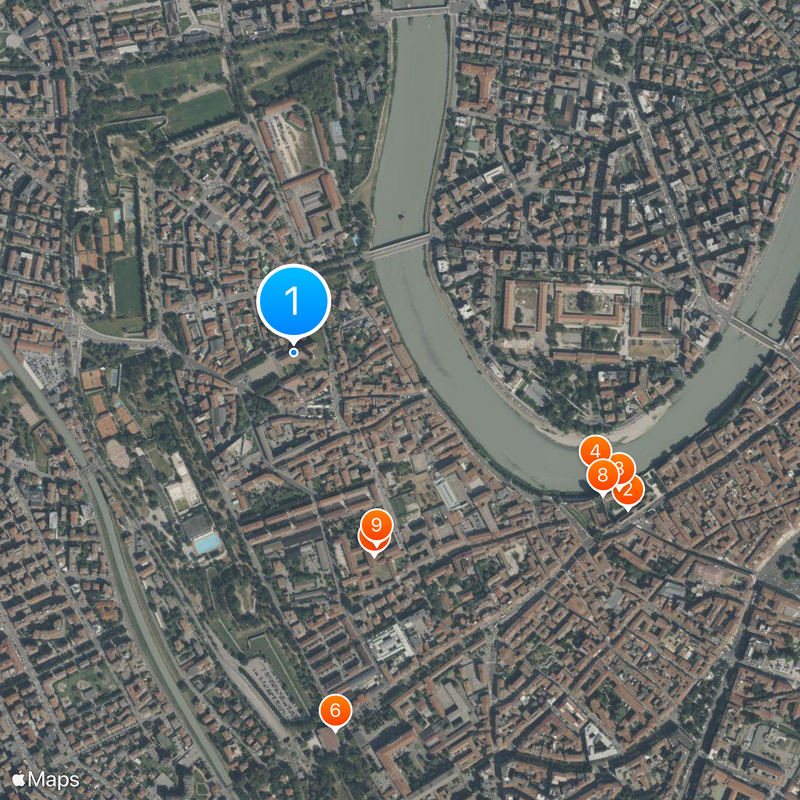 Basilica of San Zeno Map