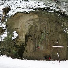 Skalní reliéf Ukřižování