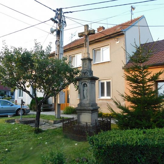 Kříž u č. 63 v Němčanech