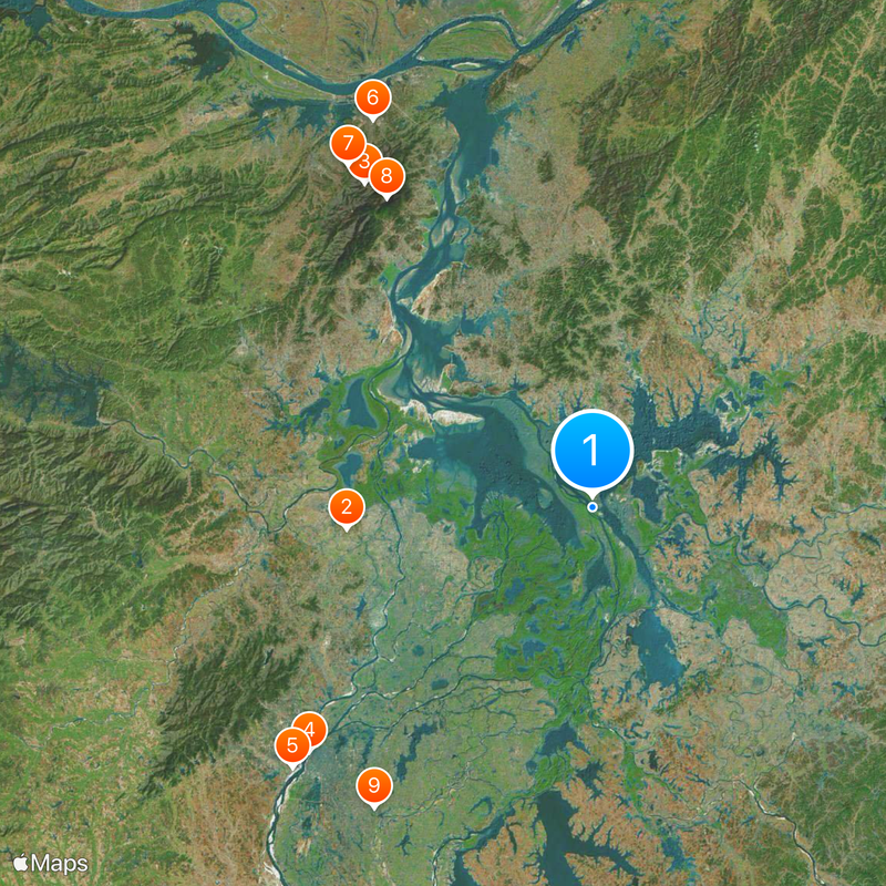 Poyang Lake Map