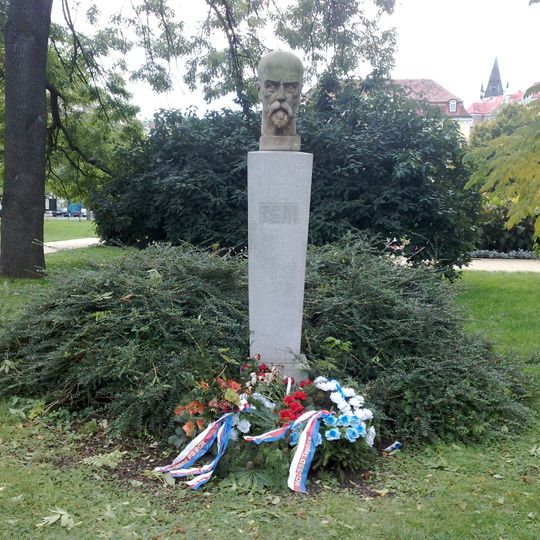 Busta Tomáše Garrigue Masaryka v Teplicích