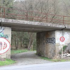 Železniční most přes Žlubinecký potok a cestu