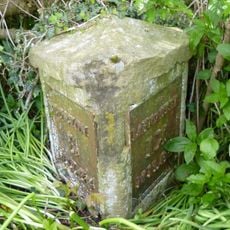 Milestone, Low Greenlands; opp.  caravan park