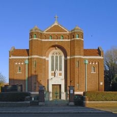 Roman Catholic Church of St Cecilia, including boundary wall, railings, gate piers and gates