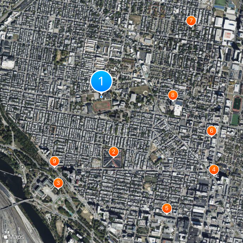 Girard College Mappa