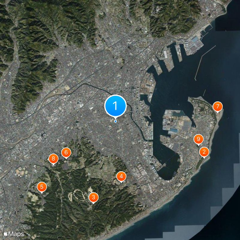 Shimizu Commercial High School Map