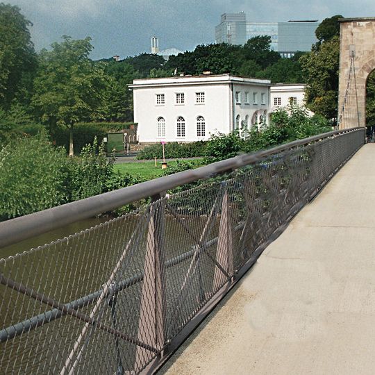 Pont suspendu sur la Fulda