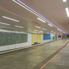 Installation "Ohne Titel" by Ernst Caramelle, Opernpassage, Vienna