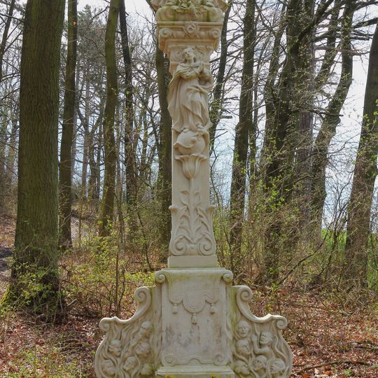 Figurenbildstock Gnadenstuhl mit Maria Immaculata
