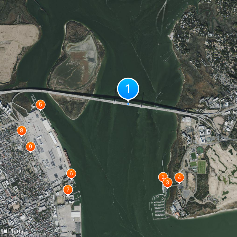 Arthur Ravenel Jr. Bridge Mappa