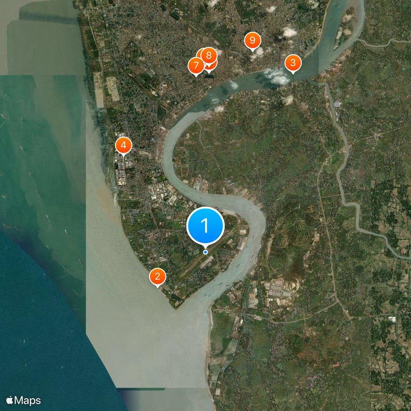 Shah Amanat International Airport Map