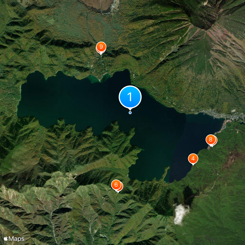 Lake Chūzenji Map
