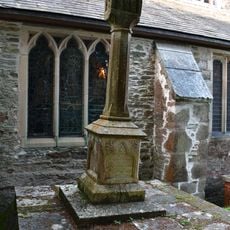 Cross in the churchyard about 2 metres east of south porch of Church of St Bartholomew