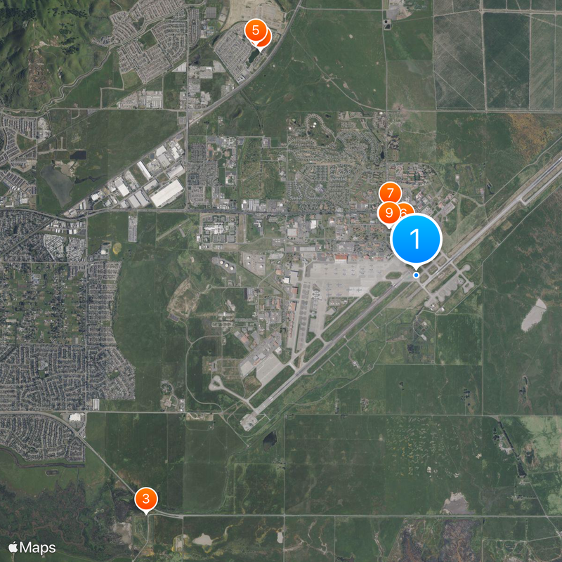Travis Air Force Base Map