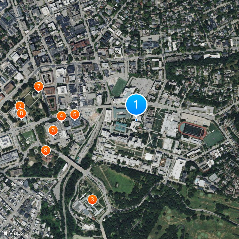Carnegie Mellon School of Computer Science Map