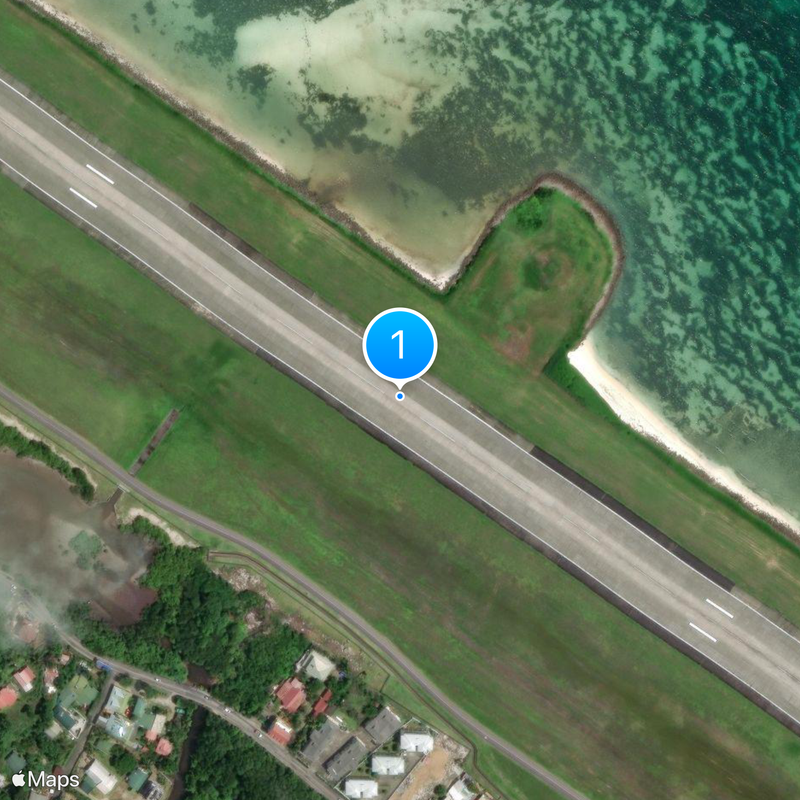 Port lotniczy Mahé Mapa