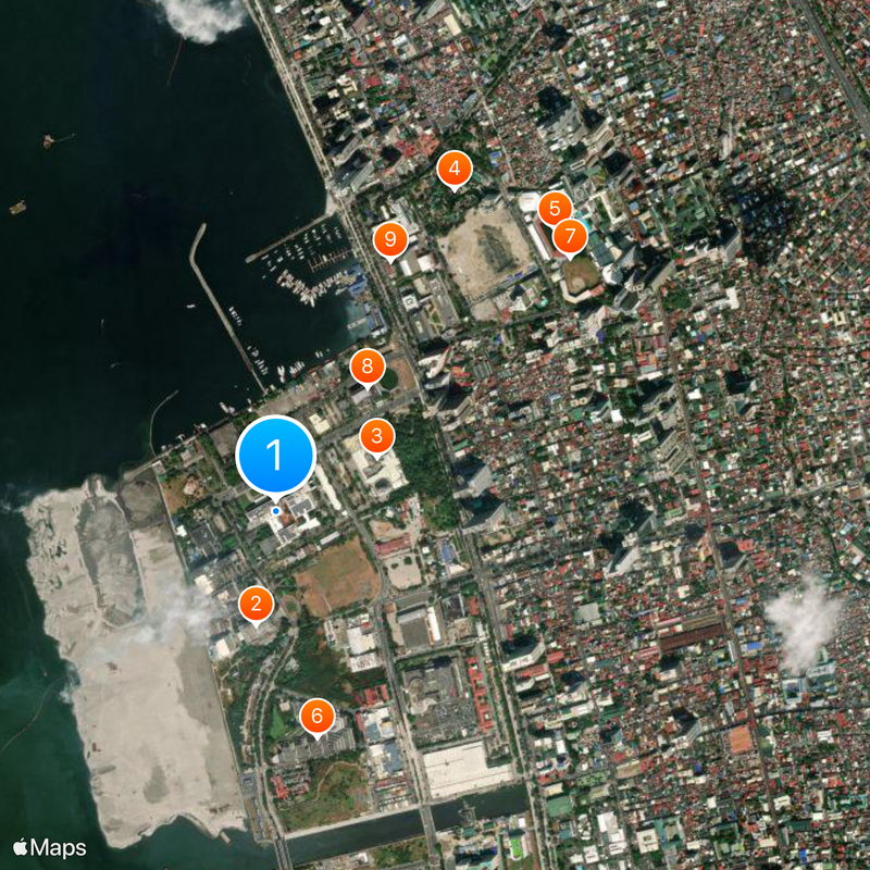 Philippine International Convention Center Map