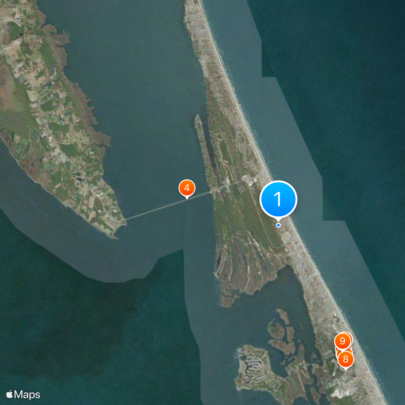 Kitty Hawk Mapa