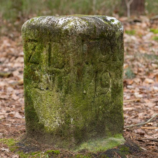Grenzstein Heilstättenstraße 130 in Zirndorf