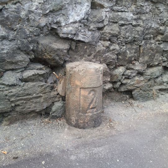 Postmeilenstein von 1890