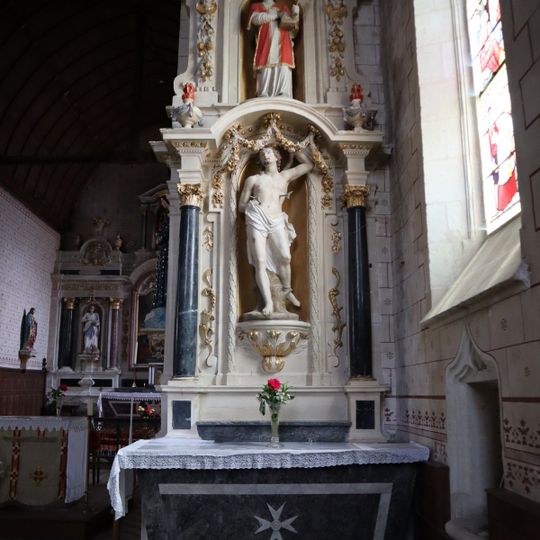 Autel et retable de Saint-Sébastien