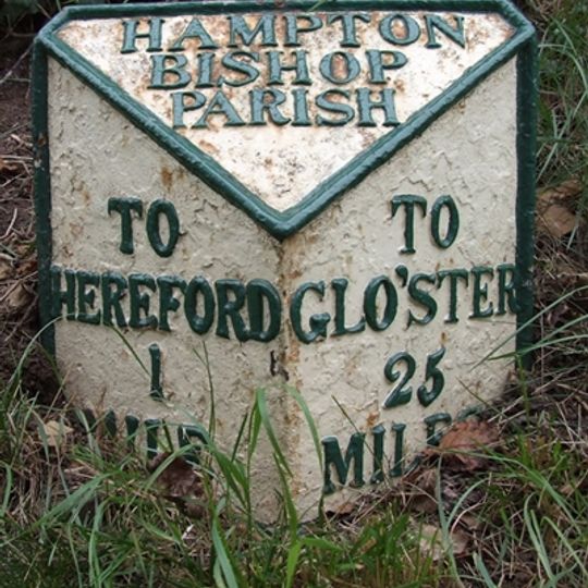 Milepost At Junction Of Hampton Park Road And St Margarets Road
