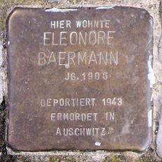 Stolperstein en memoria de Eleonore Baermann