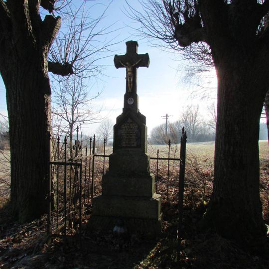 Kříž jižně od Rynárce na památku Matěje Kůžela