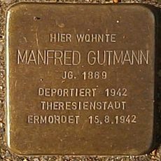 Stolperstein dedicated to Manfred Gutmann