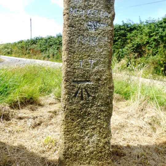 Guidepost, 250 Metres South West Of Tregeage Farmhouse