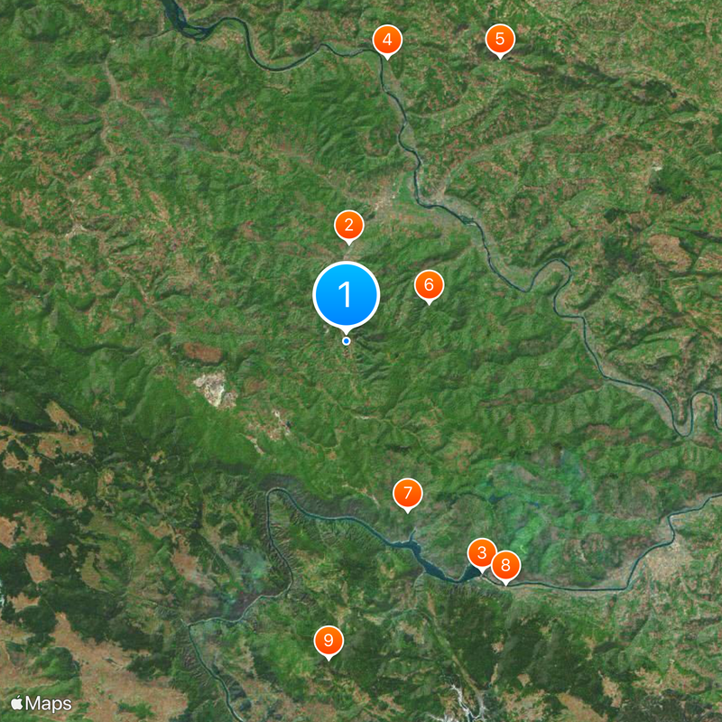Srebrenica Map