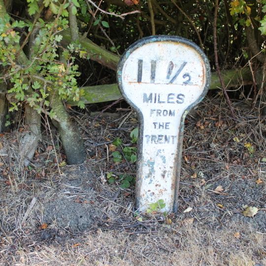 Grantham Canal, 11 1/2 Miles Post Approximately 500 Metres South Of Irish Jacks Bridge