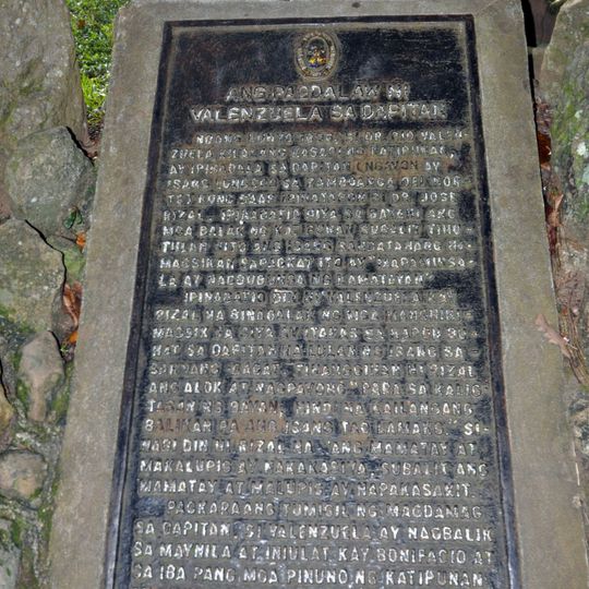 The Visit of Valenzuela in Dapitan historical marker