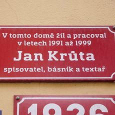 Plaque to Jan Krůta