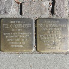 Stolperstein en memoria de Paula Rosenberg