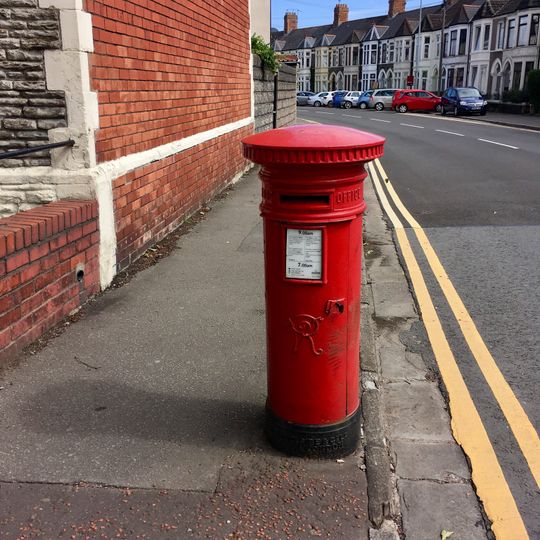 Pillar Box at corner of Theobald Road