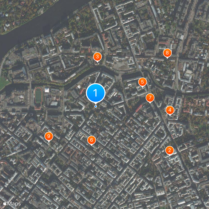 Petrograd Side Map
