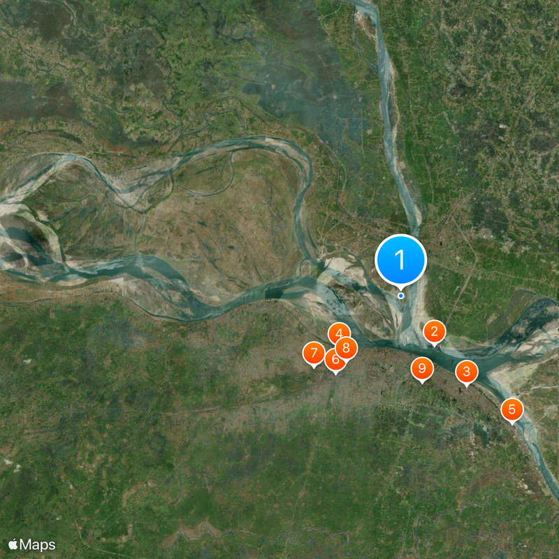 Gandaki River Map